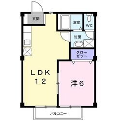 サンシャインハイツAの物件間取画像